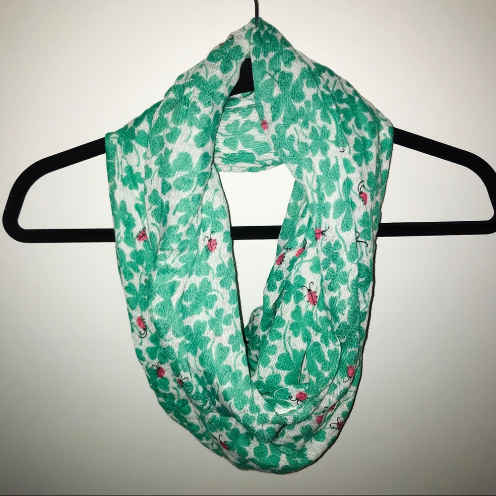 Shamrock infinity scarf